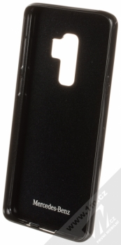 Mercedes Shiny Dynamic Carbon ochranný kryt pro Samsung Galaxy S9 Plus (MEHCS9LRCABK) černá (black) zepředu