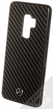 Mercedes Shiny Dynamic Carbon ochranný kryt pro Samsung Galaxy S9 Plus (MEHCS9LRCABK) černá (black)