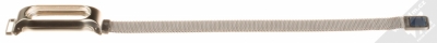 MiJobs Milanese Wristband magnetický pásek z leštěného kovu na zápěstí pro Xiaomi Mi Band 2 stříbrná (silver) rozepnuté