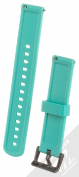 MiJobs Silicon Wrist Strap silikonový pásek na zápěstí pro Xiaomi Amazfit Bip tyrkysová (turquoise) zezadu