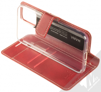 Molan Cano Issue Diary flipové pouzdro pro Apple iPhone 11 Pro červená (red) stojánek