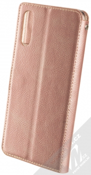 Molan Cano Issue Diary flipové pouzdro pro Samsung Galaxy A70 růžově zlatá (rose gold) zezadu