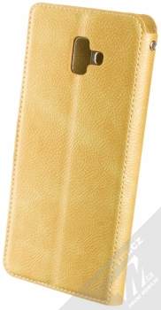 Molan Cano Issue Diary flipové pouzdro pro Samsung Galaxy J6 Plus (2018) zlatá (gold) zezadu