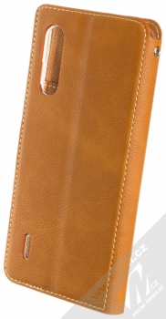 Molan Cano Issue Diary flipové pouzdro pro Xiaomi Mi 9 Lite hnědá (brown) zezadu