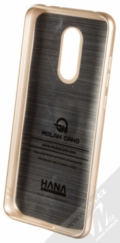 Molan Cano Jelly Case TPU ochranný kryt pro Xiaomi Redmi 5 Plus zlatá (gold) zepředu