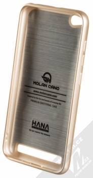 Molan Cano Jelly Case TPU ochranný kryt pro Xiaomi Redmi 5A zlatá (gold) zepředu