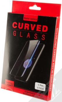 Nano Optics 5D UV Premium Tempered Glass ochranné tvrzené sklo na kompletní displej pro Apple iPhone 6, iPhone 6S, iPhone 7, iPhone 8 krabička