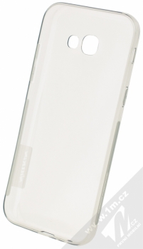 Nillkin Nature TPU tenký gelový kryt pro Samsung Galaxy A5 (2017) šedá (transparent grey) zepředu