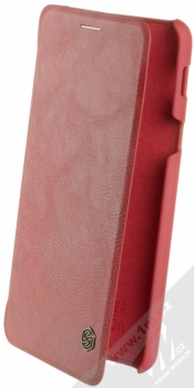 Nillkin Qin flipové pouzdro pro Samsung Galaxy A6 Plus (2018) červená (red)