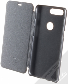 Nillkin Sparkle flipové pouzdro pro OnePlus 5T černá (black) otevřené