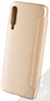 Nillkin Sparkle flipové pouzdro pro Xiaomi Mi 9 béžová (champagne gold) zezadu