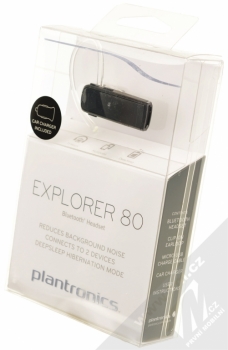 Plantronics Explorer 80 Bluetooth headset černá (black) krabička