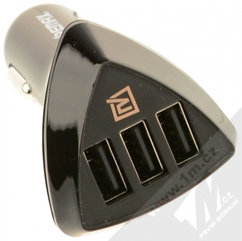 Remax Alien RCC304 4.2A 3USB nabíječka do auta s 3x USB výstupem a 4,2A proudem černá (black) konektory