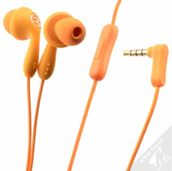Remax Candy RM-505 sluchátka s mikrofonem a ovladačem oranžová (orange)