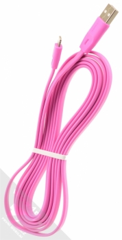 Remax Full Speed plochý USB kabel s Apple Lightning konektorem - délka 2 metry fialová (purple) balení
