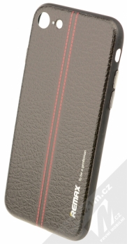 Remax Gentleman ochranný kryt pro Apple iPhone 7 černá kůže (leather)