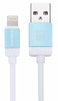 Remax Lovely designový USB kabel s Apple Lightning konektorem pro Apple iPhone, iPad, iPod modrá (blue)