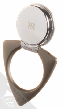 Remax Twister Ring Holder držák na prst šedá (tarnish) rozevřené zezadu