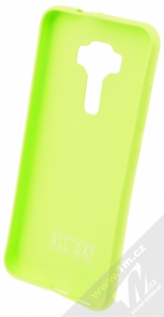Roar All Day TPU ochranný kryt pro Asus ZenFone 3 (ZE520KL) limetkově zelená (lime green) zepředu