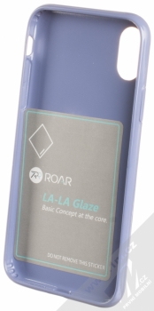 Roar LA-LA Glaze TPU ochranný kryt pro Apple iPhone X šedá (grey) zepředu