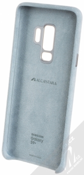 Samsung EF-XG965AM Alcantara Cover originální ochranný kryt pro Samsung Galaxy S9 Plus mátově zelená (mint) zepředu