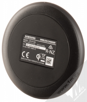 Samsung EP-P1100BB Wireless Charger Pad podložka pro bezdrátové nabíjení černá (black) zezdola