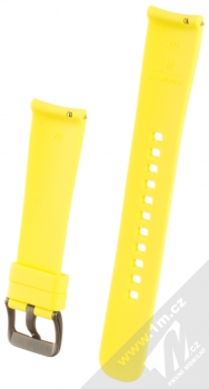 Samsung ET-YSU81MY Active Silicone Band silikonový pásek na zápěstí pro Samsung Galaxy Watch 42mm, Gear Sport žlutá (yellow) zezadu