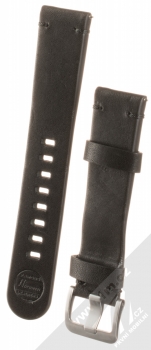 Samsung Strap Studio kožený pásek na zápěstí pro Samsung Galaxy Watch 46mm, Galaxy Gear S3 černá (black)