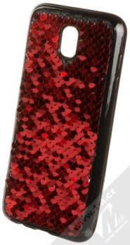 Sligo Magic TPU ochranný kryt s flitry pro Samsung Galaxy J5 (2017) červená (red)