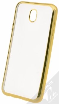Sligo Metal TPU pokovený ochranný kryt pro Samsung Galaxy J7 (2017) zlatá (gold)