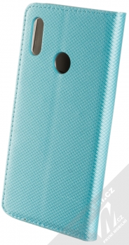 Sligo Smart Magnet flipové pouzdro pro Huawei P Smart (2019) tyrkysová (turquoise) zezadu