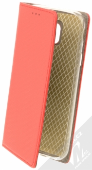 Sligo Smart Magnet flipové pouzdro pro Samsung Galaxy J3 (2017) červená (red)