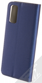 Sligo Smart Magnet flipové pouzdro pro Samsung Galaxy S20 tmavě modrá (dark blue) zezadu