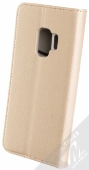 Sligo Smart Magnet flipové pouzdro pro Samsung Galaxy S9 zlatá (gold) zezadu