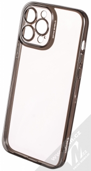 Spigen Optik Crystal odolný ochranný kryt pro Apple iPhone 13 Pro Max šedá (chrome gray)