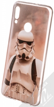 Star Wars Stormtrooper 003 TPU ochranný silikonový kryt s motivem pro Huawei P Smart (2019) světle šedá (light grey)