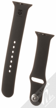 Tactical Single Color Strap silikonový pásek na zápěstí pro Apple Watch 38mm, Watch 40mm, Watch 41mm černá (black)
