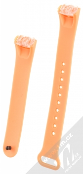 Tactical Single Color Strap silikonový pásek na zápěstí pro Samsung Galaxy Fit oranžová (orange) zezadu