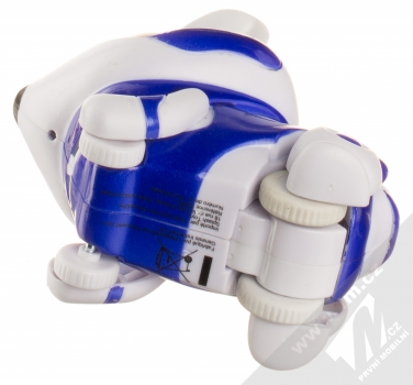 Teksta Babies Mývalík robotická hračka bílá modrá (white blue) zezdola