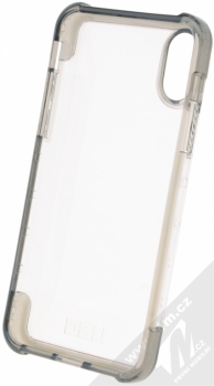UAG Plyo odolný ochranný kryt pro Apple iPhone X bílá průhledná (ice) zepředu
