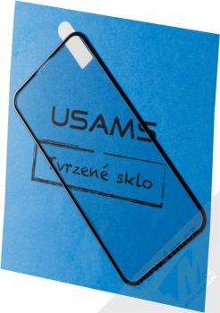 USAMS 3D Soft Side Tempered Glass ochranné tvrzené sklo na kompletní displej pro Apple iPhone X průhledná (transparent)