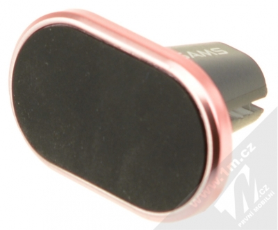 USAMS US-ZJ007 Magnetic Car Holder magnetický držák do mřížky ventilace v automobilu pro mobilní telefon, mobil, smartphone, tablet růžovo zlatá (rose gold)