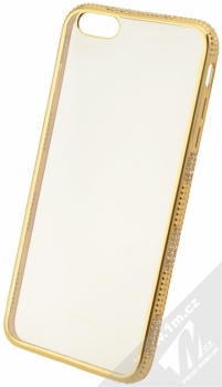 USAMS Queen TPU ochranný kryt s krystaly pro Apple iPhone 6 Plus, iPhone 6S Plus zlatá (gold)