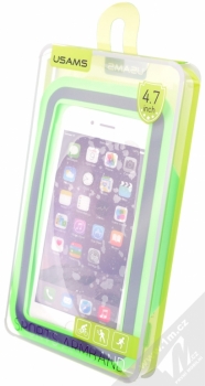 USAMS Sports Armband pouzdro na paži pro mobilní telefon do 4,7 palců zelená (lime green) krabička