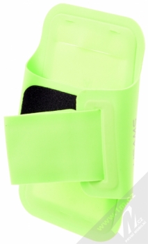 USAMS Sports Armband pouzdro na paži pro mobilní telefon do 4,7 palců zelená (lime green) zezadu