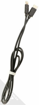 USAMS U-Gee USB Type-C kabel s Lightning konektorem pro Apple iPhone, iPad, iPod černá (black) balení