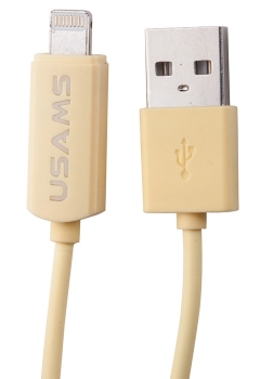 USAMS ULine USB kabel s Apple Lightning konektorem žlutá (yellow)