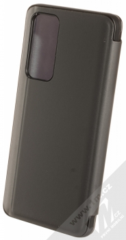 Vennus Clear View flipové pouzdro pro Huawei P40 černá (black) zezadu