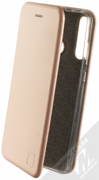 Vennus Elegance Book flipové pouzdro pro Huawei Y6p růžově zlatá (rose gold)