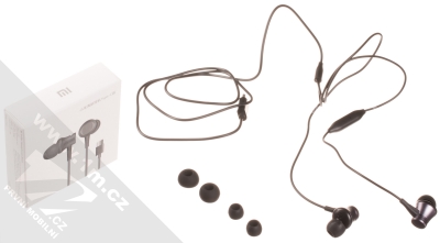 Xiaomi Mi In-Ear Headphones Basic originální stereo sluchátka s USB Type-C konektorem černá (black) balení